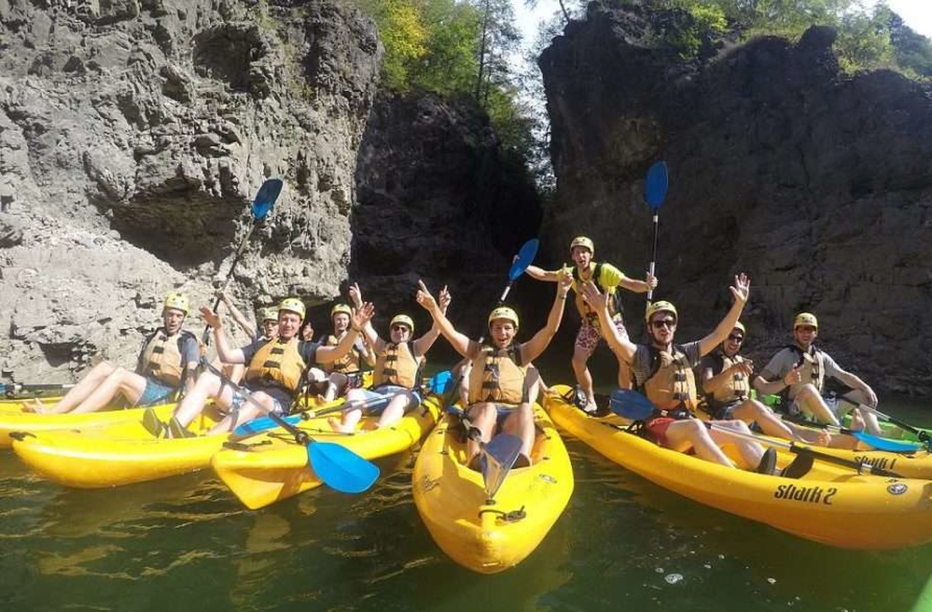 Canoeing and kayaking Rio Novella