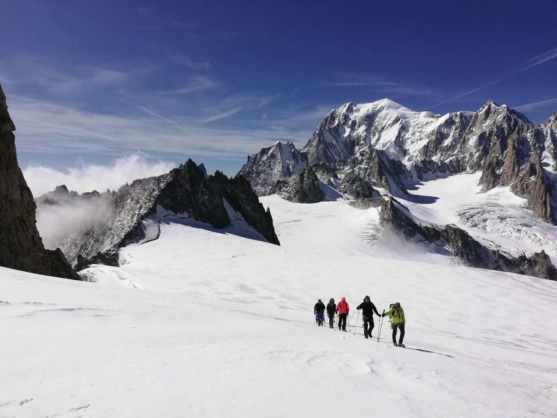 Mountaineering Mont Blanc