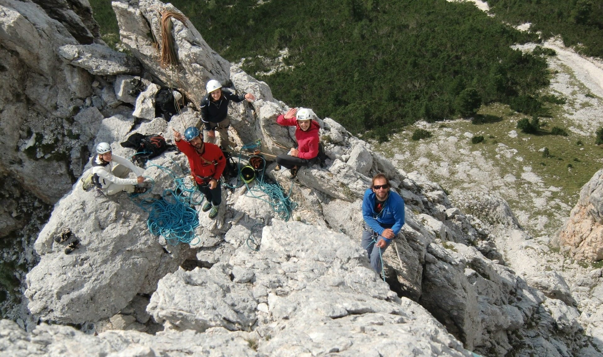 Rock Climbing Canazei