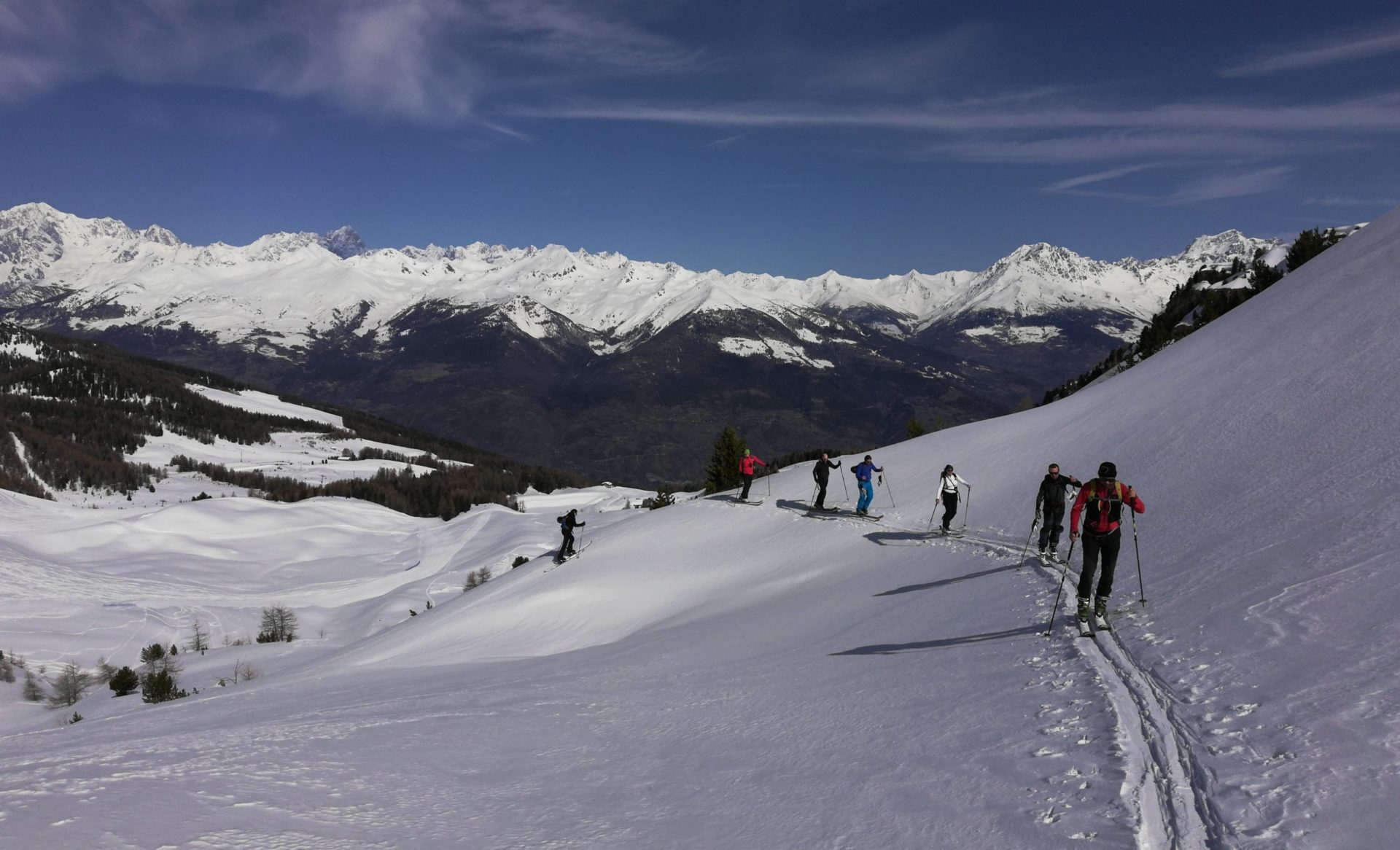 Ski touring Pila