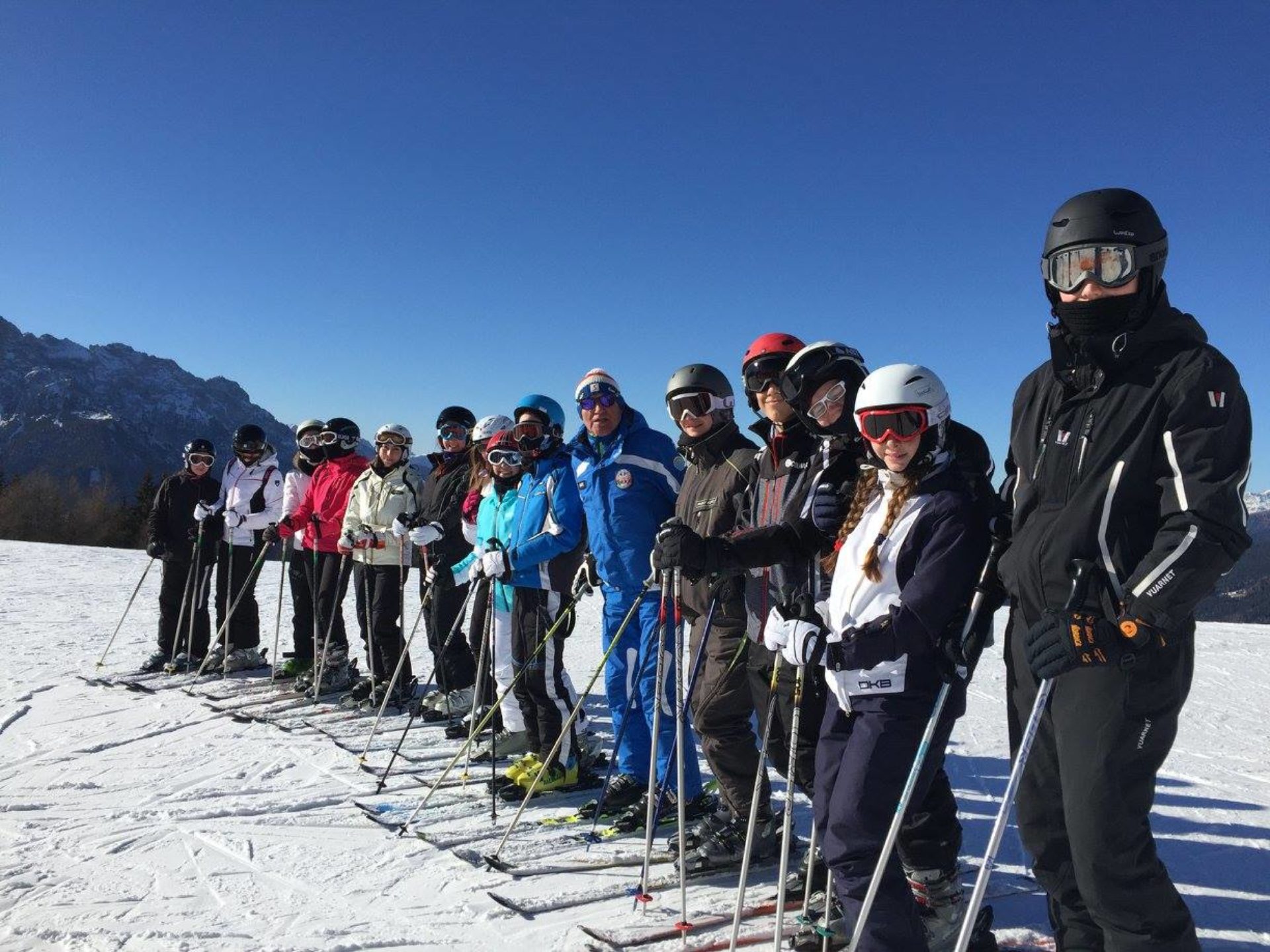 Skiing lessons Dobbiaco