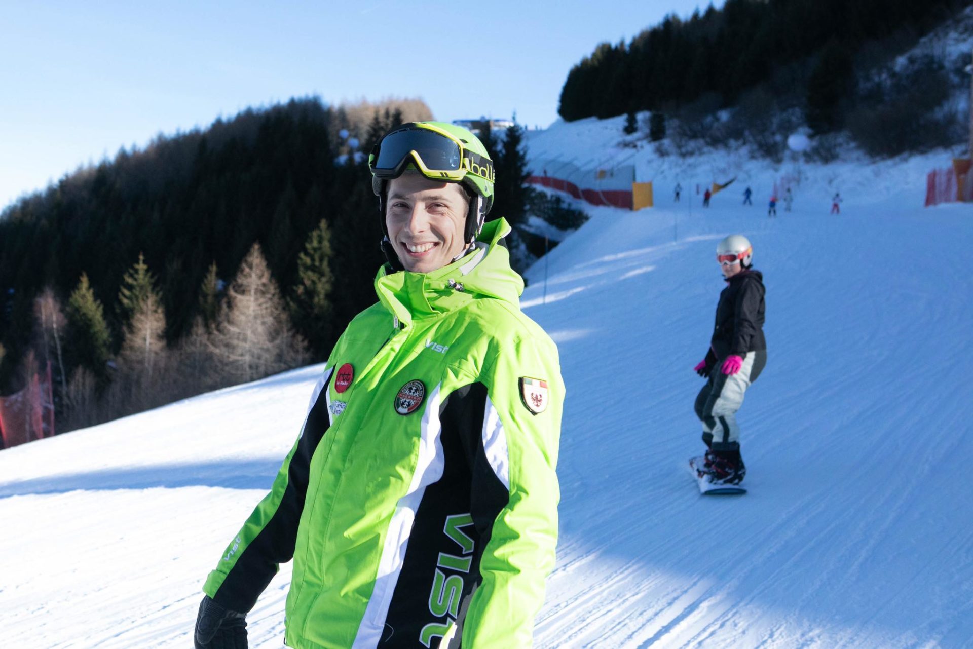Snowboarding lessons Bondone Mountain