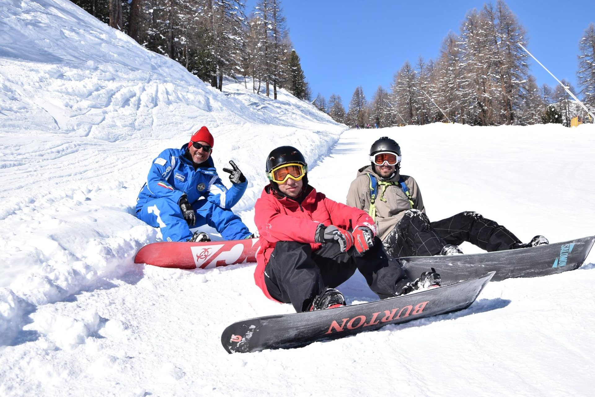 Snowboarding lessons Livigno