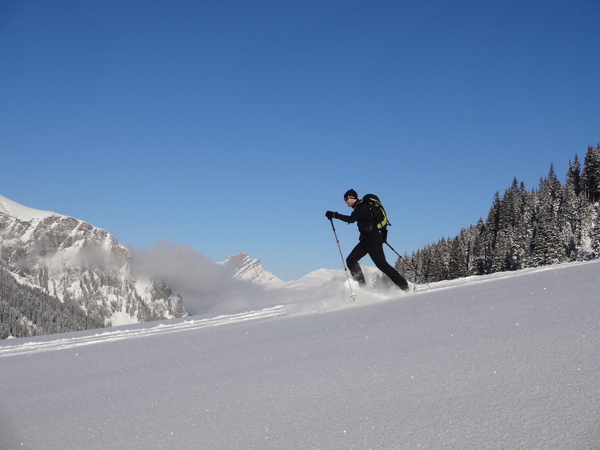 Snowshoeing Val Ferret