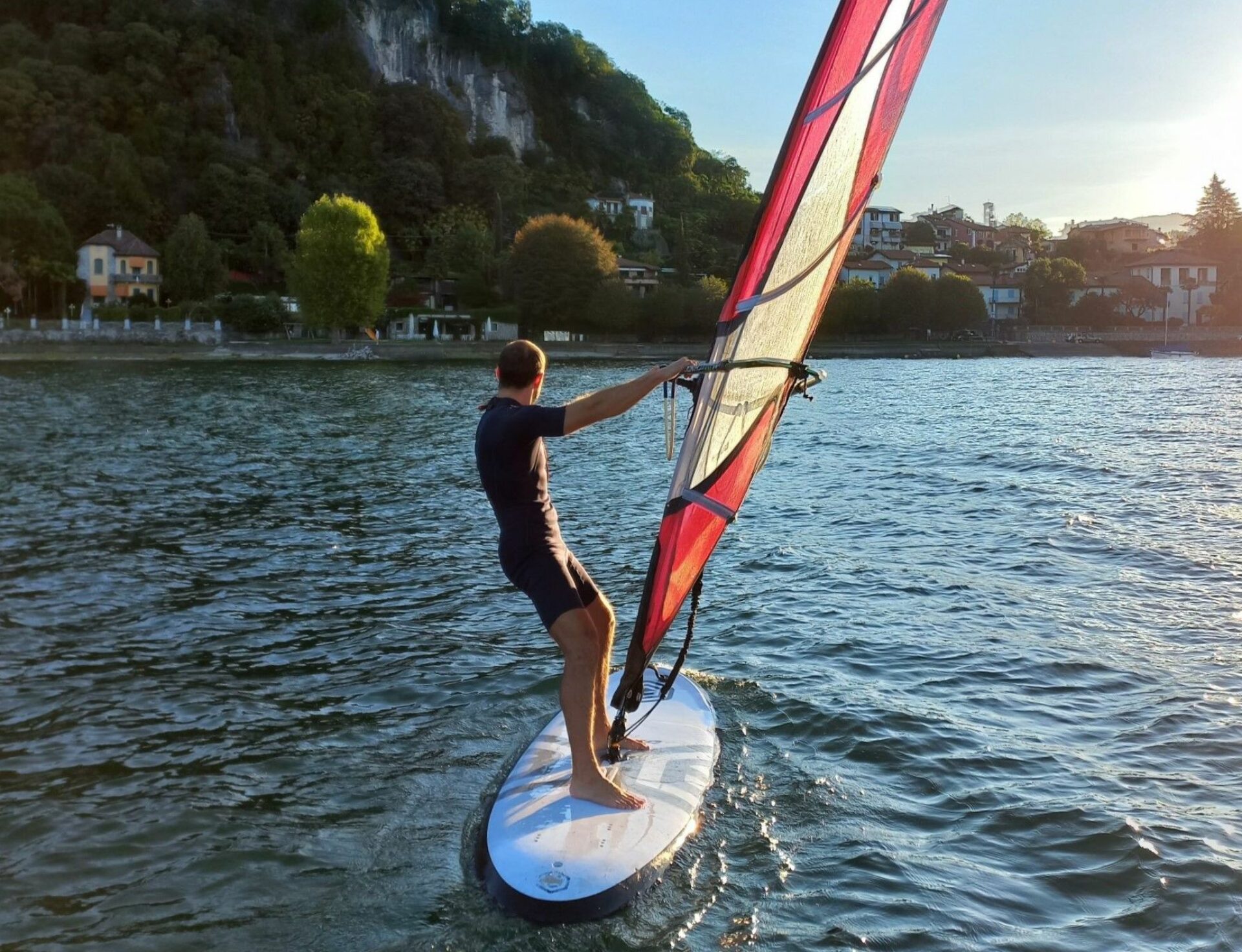 Windsurfing Lake Maggiore