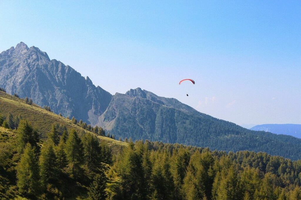 Parapendio sulle Dolomiti