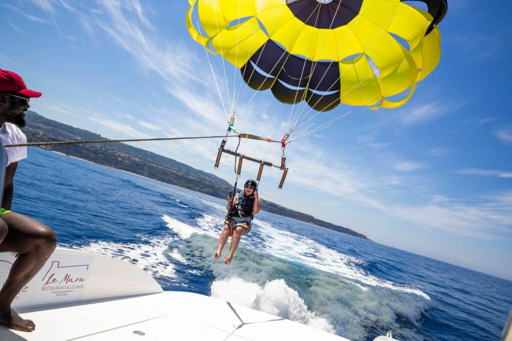 parasailing