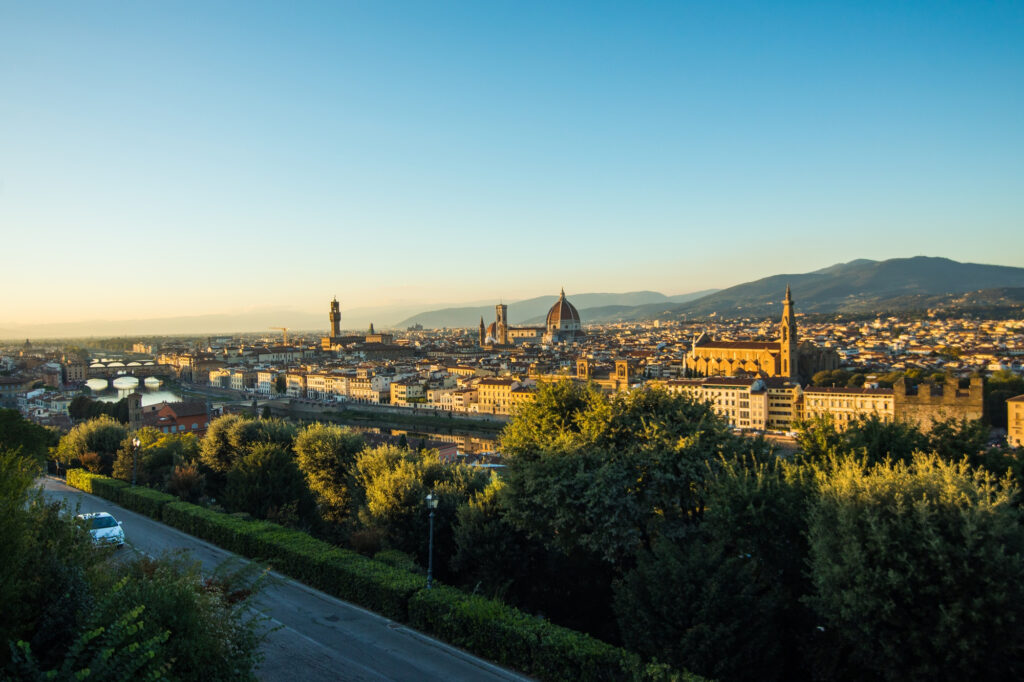 visuale di Firenze da Piazzale Michelangelo