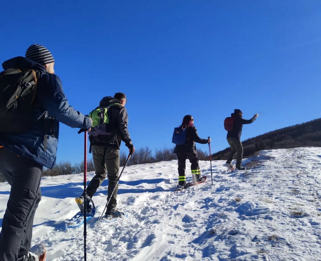 ciaspolata tra le Foreste Casentinesi