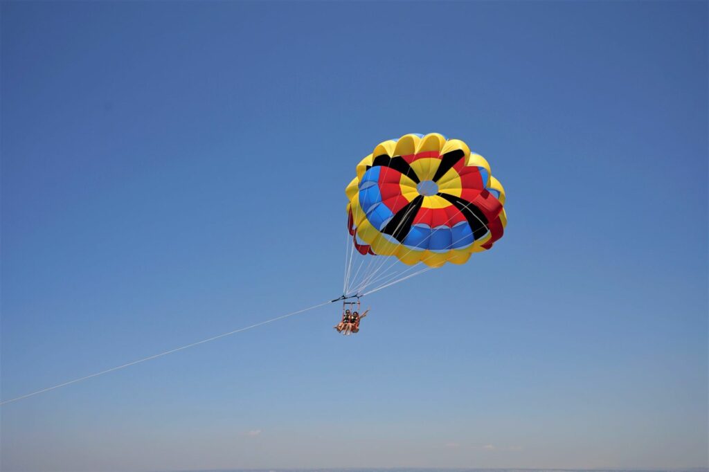 parasailing