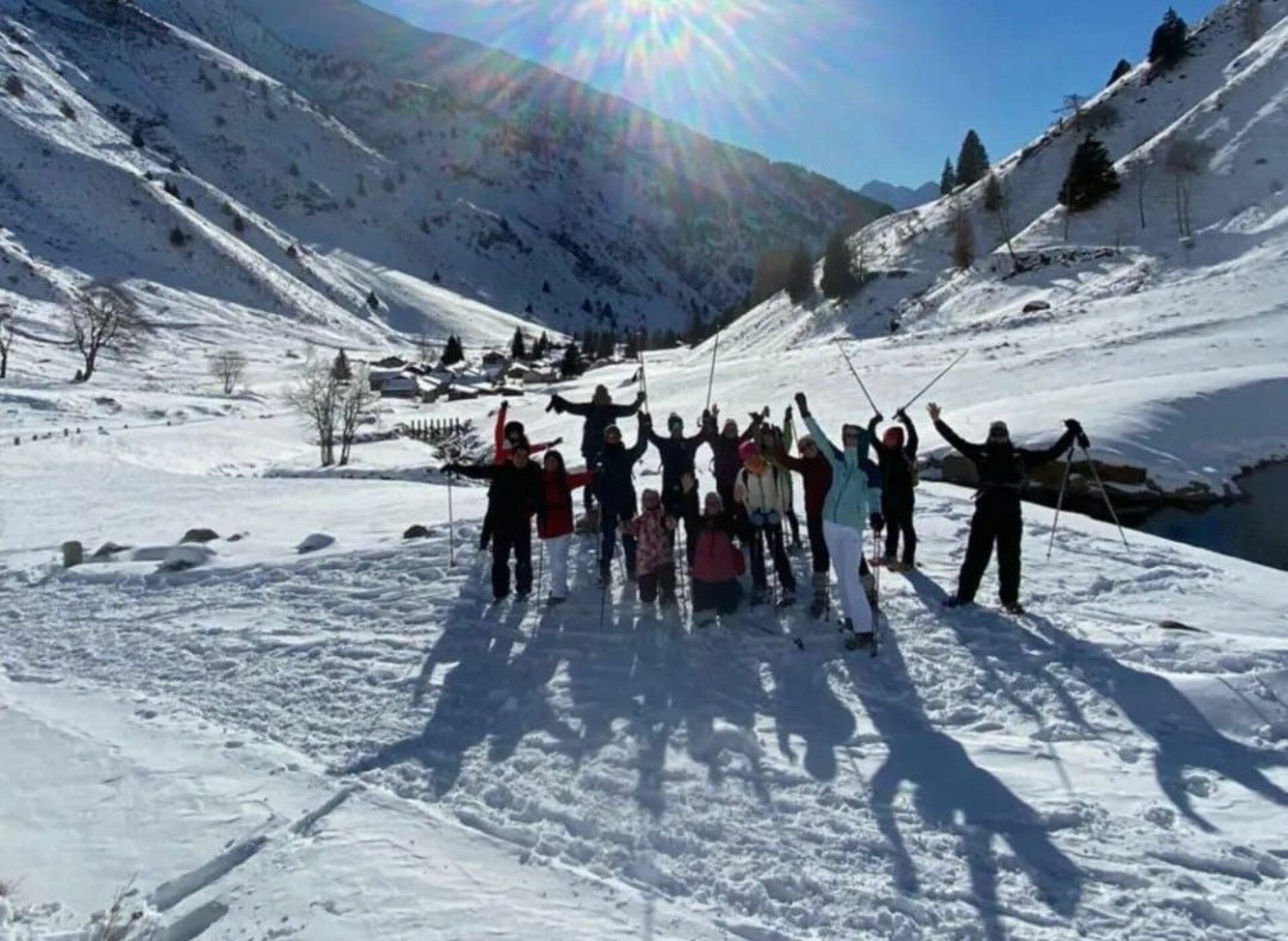 Snowshoeing Brescia