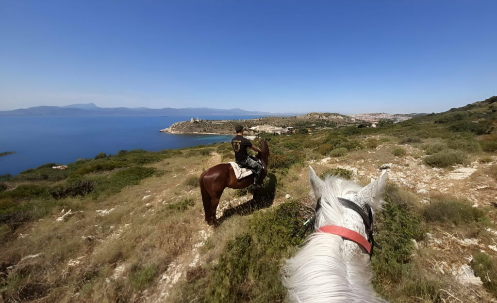 passeggiata a cavallo a Cagliari