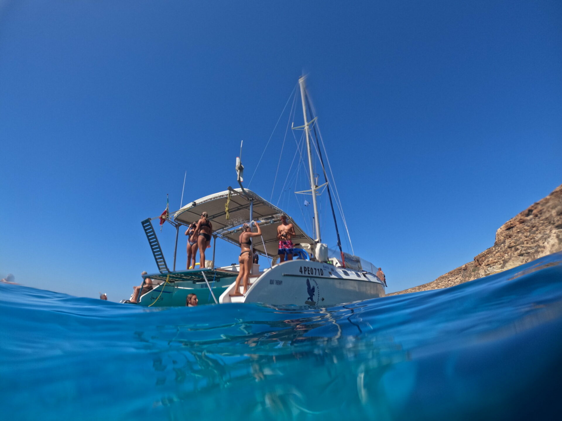 Catamaran tours Lampedusa