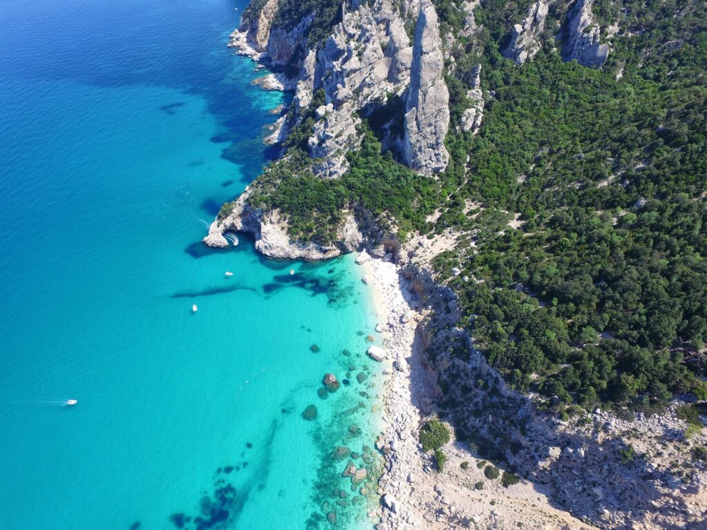 Cala Goloritzé dall'alto