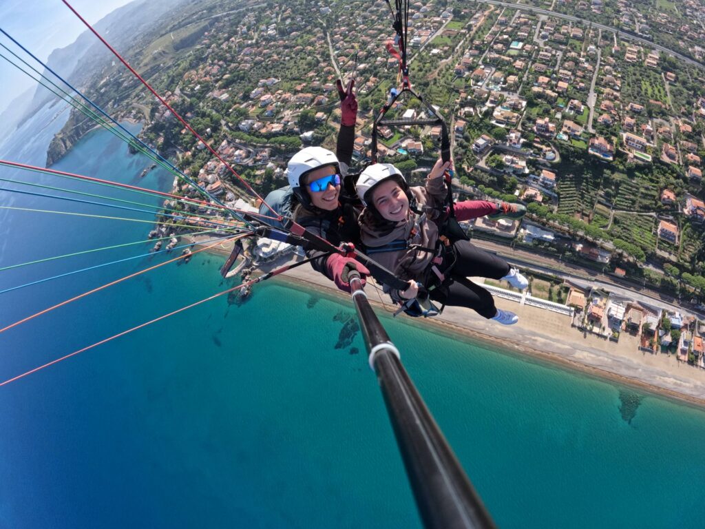 volo in parapendio biposto a Palermo