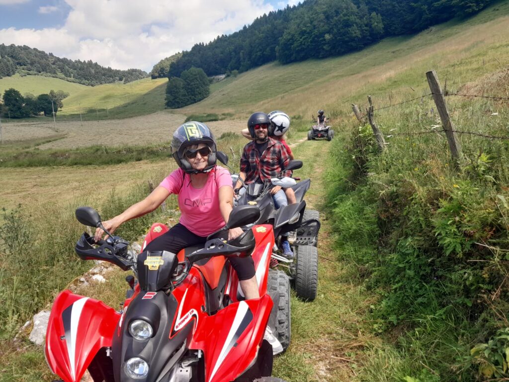escursione in quad vicino a Verona
