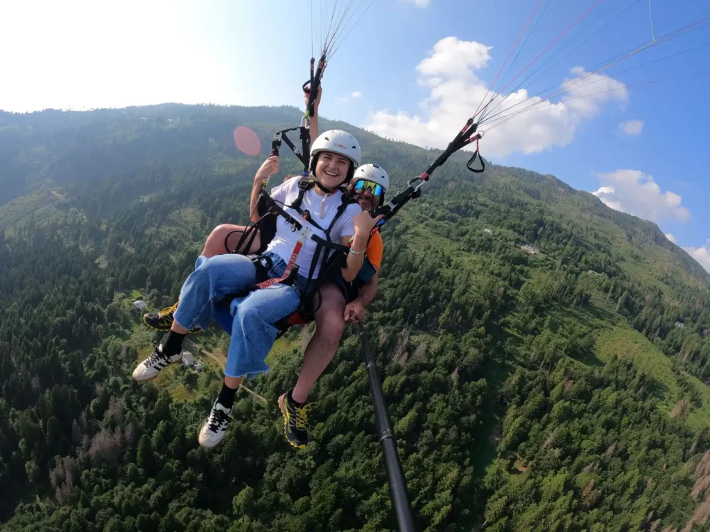 volo in parapendio vicino a Trento