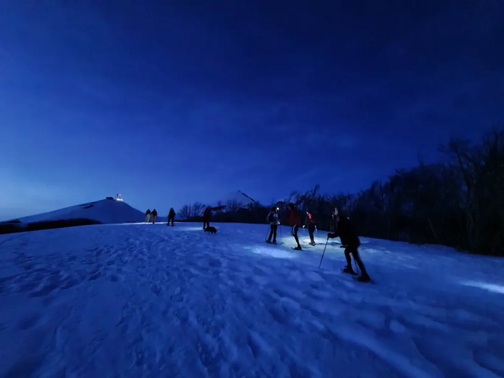 ciaspolata notturna sul Terminillo