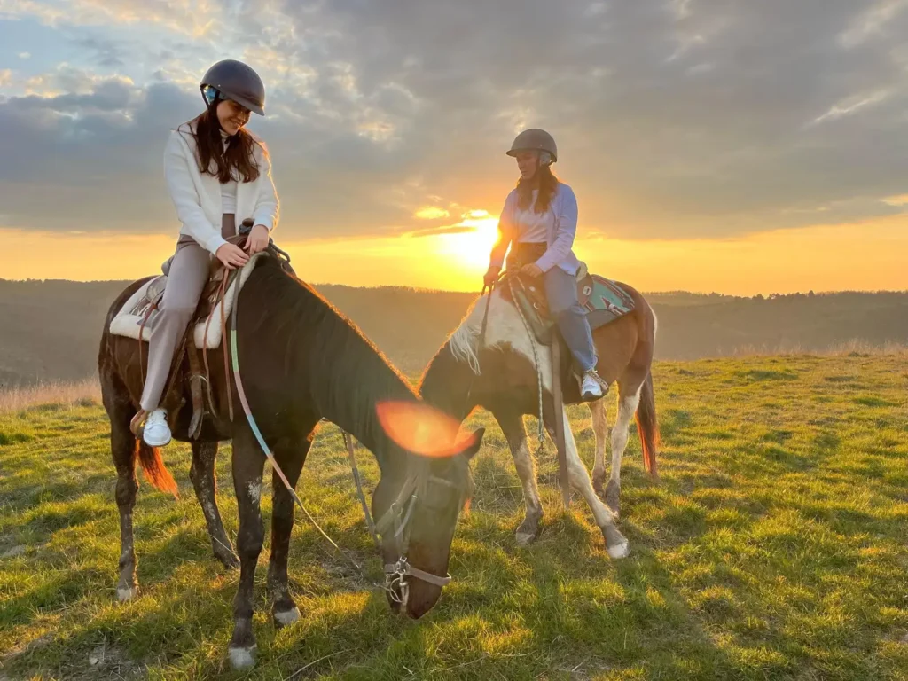 passeggiata a cavallo nel Chianti