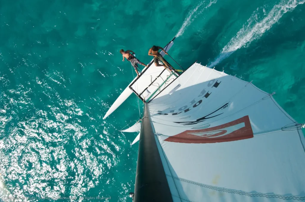 lezione di vela a Stintino