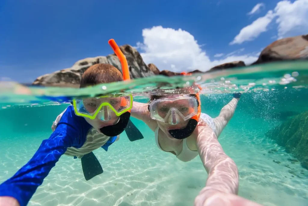 snorkeling a Tavolara