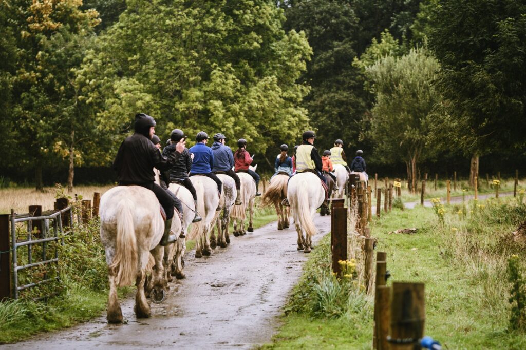 passeggiata a cavallo