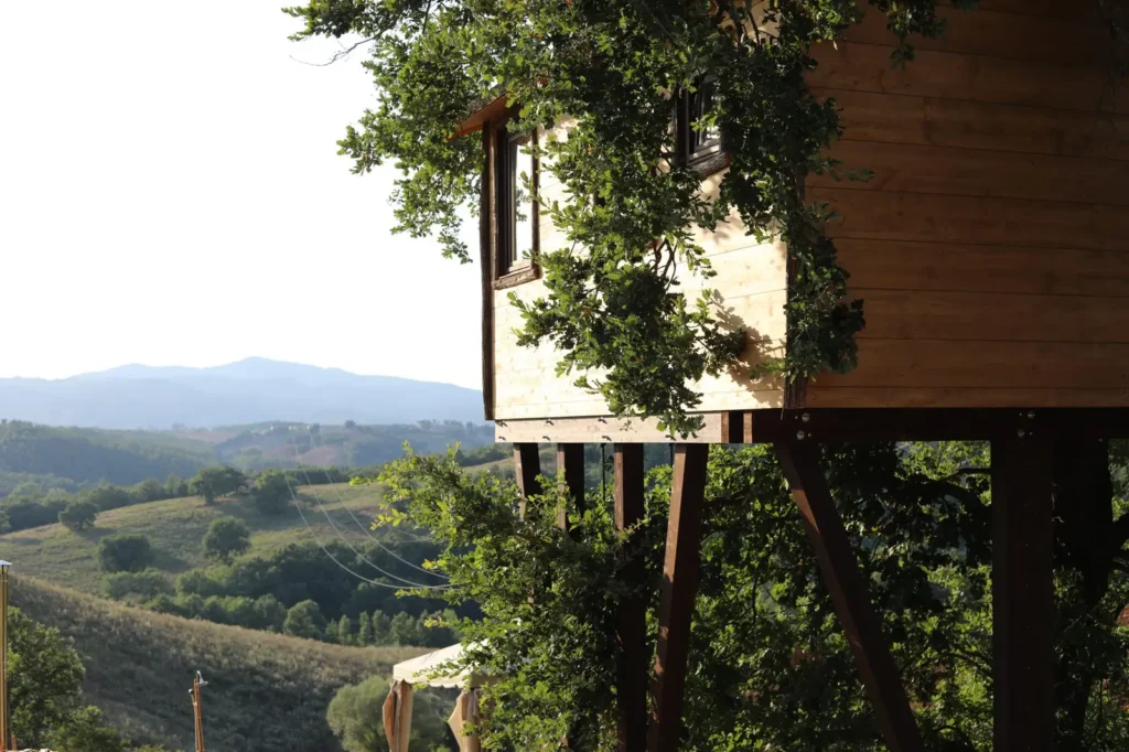 casa sull'albero in Maremma