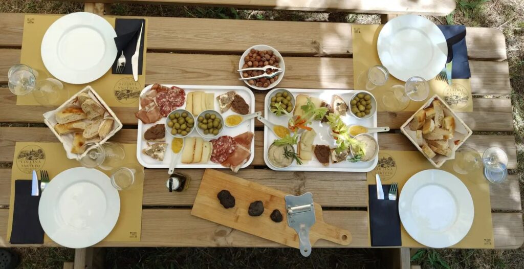 degustazione a base di tartufo